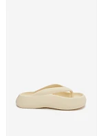 Dámské pěnové žabky světlá béžová Roux