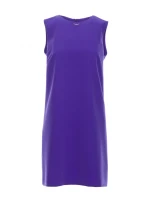 S408 Šaty bez rukávů - fialové