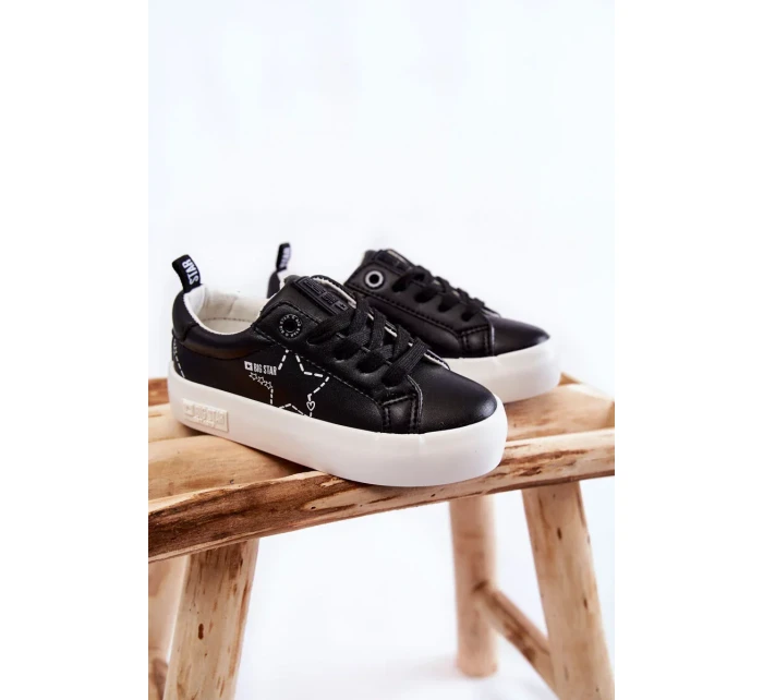 Dětská sportovní obuv Šněrovací Big Star KK374223 Černe Dětská sportovní obuv Šněrovací Big Star KK374223 Černe