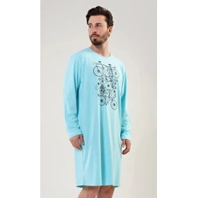 Pánská noční košile s dlouhým rukávem Kolo