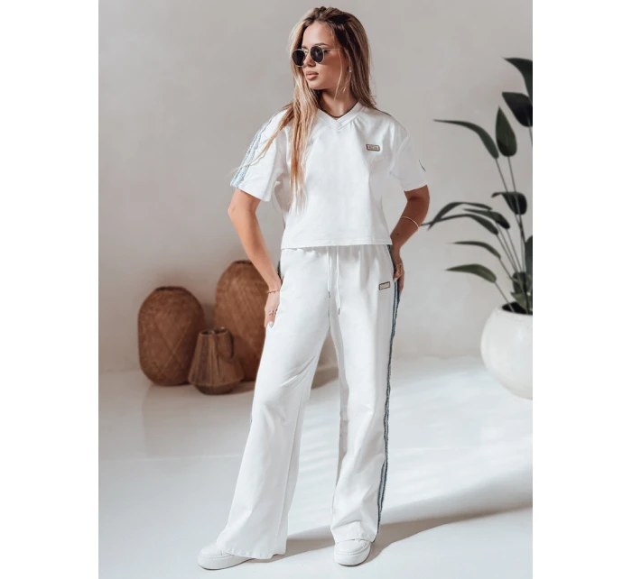 Dámská tepláková souprava oversize SPORT bílá Dstreet model 21988916 - FashionStreet