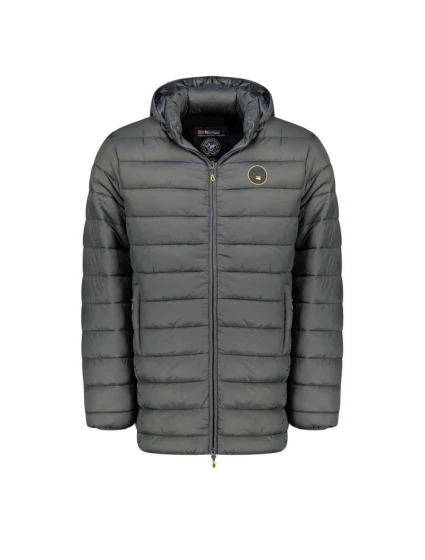pánská bunda LONG HOOD DB MEN 233 DARK GREY model 21768260 - Geographical Norway