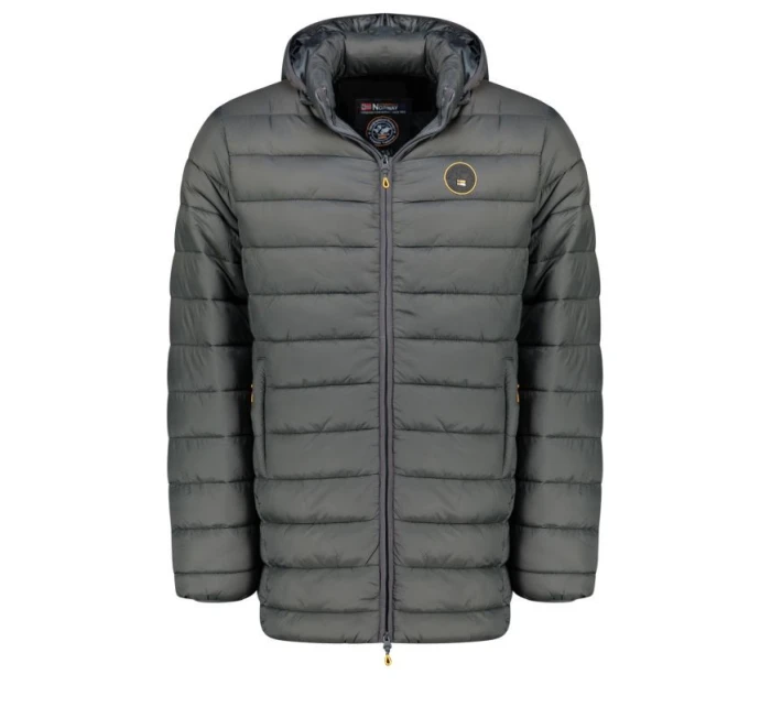 pánská bunda LONG HOOD DB MEN 233 DARK GREY model 21768260 - Geographical Norway