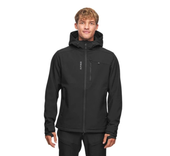 Alpinus ASO pánská větruodolná softshellová bunda do deště Black - FF18965 Alpinus ASO pánská větruodolná softshellová bunda do deště Black - FF18965