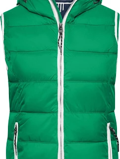JN Dámská vesta 02. green/white model 22495105 - Daiber
