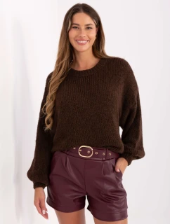 Jumper MI SW 1909.21 tmavě hnědý