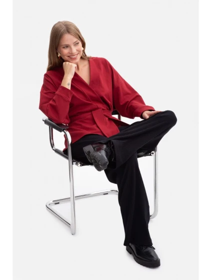 Kalhoty z úpletu černé model 21379848 - BeWear