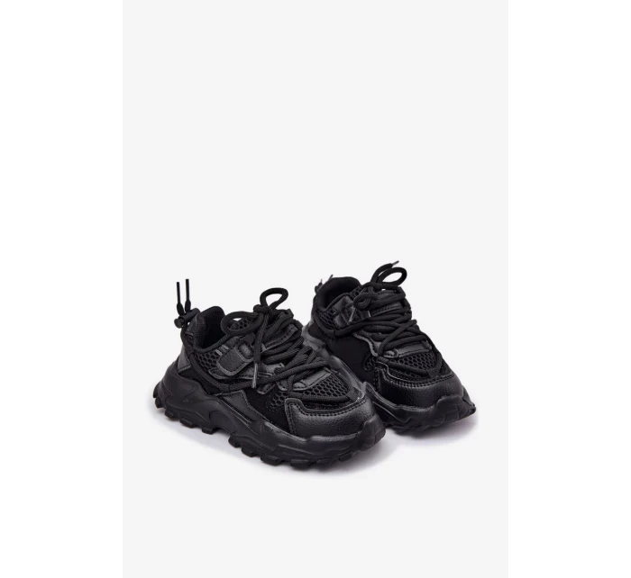 Dětské sportovní sneakers Tilvianea – černé Dětské sportovní sneakers Tilvianea – černé