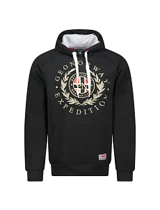 Pánská mikina Giger DB 100 M WZ3045H/GN Černá vzor - Geographical Norway