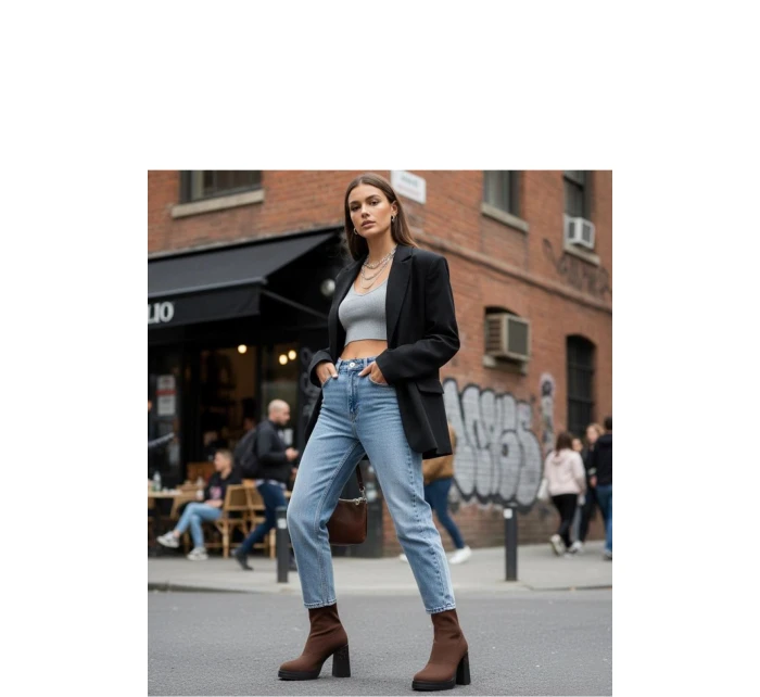 Boty na podpatku  model 222036 Solea