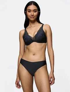 Body Make-Up Illusion Lace Highleg Tai - BLACK - TRIUMPH BLACK - TRIUMPH