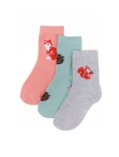 YOCLUB Jazzy Dívčí ponožky SKA-0006 A'3 27-38