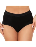 Dámské kalhotky Fiore maxi black - ITALIAN FASHION Dámské kalhotky Fiore maxi black - ITALIAN FASHION