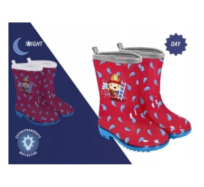 Perletti dětské gumáky malý hasič do deště pro chlapce