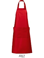 SOL'S Gala Zástěra s laclem 25.8010 red SOL'S Gala Zástěra s laclem 25.8010 red