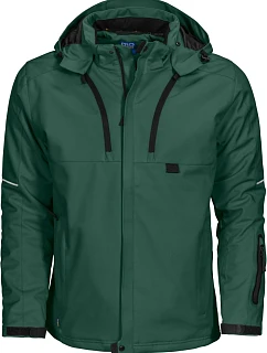 ProJob 3407 Padded Jacket Zateplená pracovní softshellová bunda 64.3407 forest green
