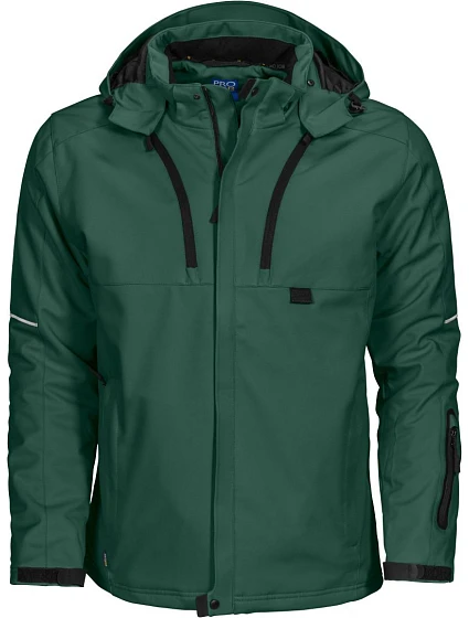 ProJob 3407 Padded Jacket Zateplená pracovní softshellová bunda 64.3407 forest green ProJob 3407 Padded Jacket Zateplená pracovní softshellová bunda 64.3407 forest green