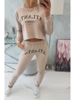 Sada Atlanta s potiskem béžová Sada Atlanta s potiskem béžová