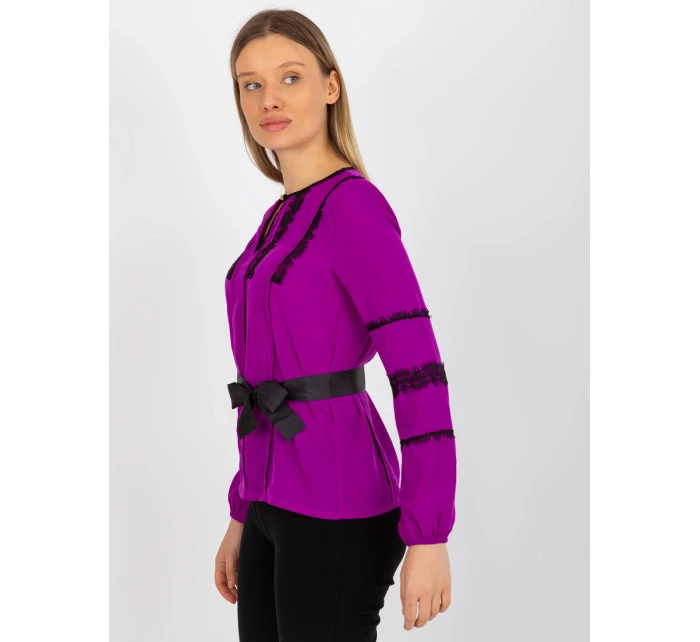 Dámská halenka LK BZ 506122.35x fialová - FPrice