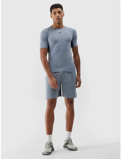 Pánské sportovní rychleschnoucí šortky 4F - šedé Pánské sportovní rychleschnoucí šortky 4F - šedé