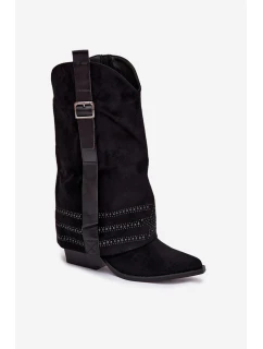 Kovbojské kozačky Camilora – černé