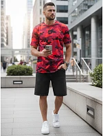Pánské červené moro tričko FashionStreet RX5591