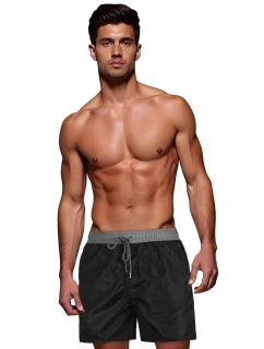 Pánské černošedé šortky FashionStreet SX2514