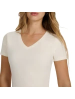 Dámské tričko krémové WAW25TTSH model 21391882 - 4F Dámské tričko krémové WAW25TTSH model 21391882 - 4F