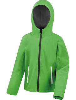 R Dětská 3vrstvá softshellová bunda s kapucí green/black model 22427986 - Result