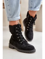 Dámské podšité boty workery na zip černé Mivael Dámské podšité boty workery na zip černé Mivael
