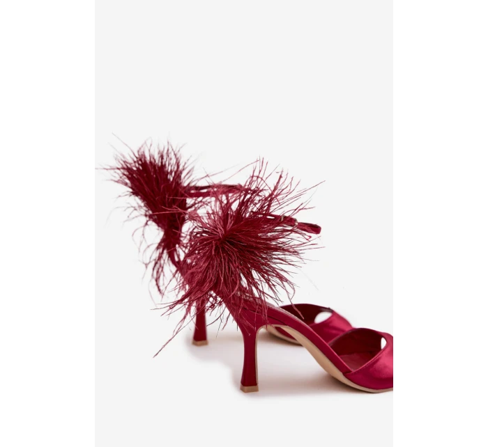 Sandály Na Podpatku S Bordové model 21757820 - Boto