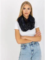 Dámská tunelová šála AT KM S 6221 černá