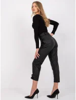 Spodnie DHJ SP model 20961819 czarny - FPrice Spodnie DHJ SP model 20961819 czarny - FPrice