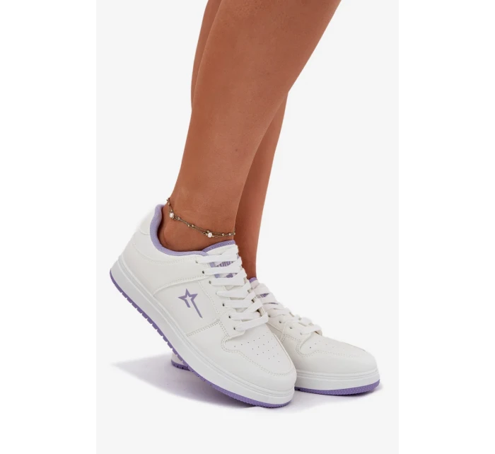 Dámské tenisky Big Star HI-POLY SYSTEM – bílo-fialové