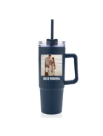 Personalizovaná termoska s průhledným víčkem s fotografií 