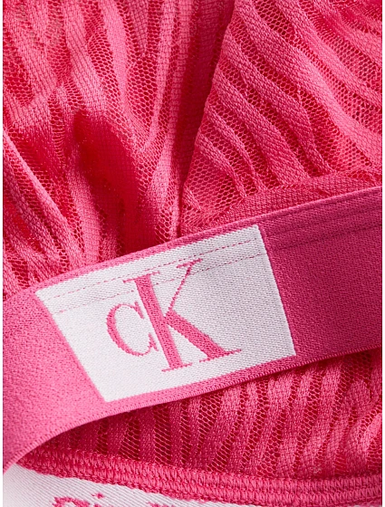 Dámská podprsenka tm. růžová model 19015184 - Calvin Klein Dámská podprsenka tm. růžová model 19015184 - Calvin Klein