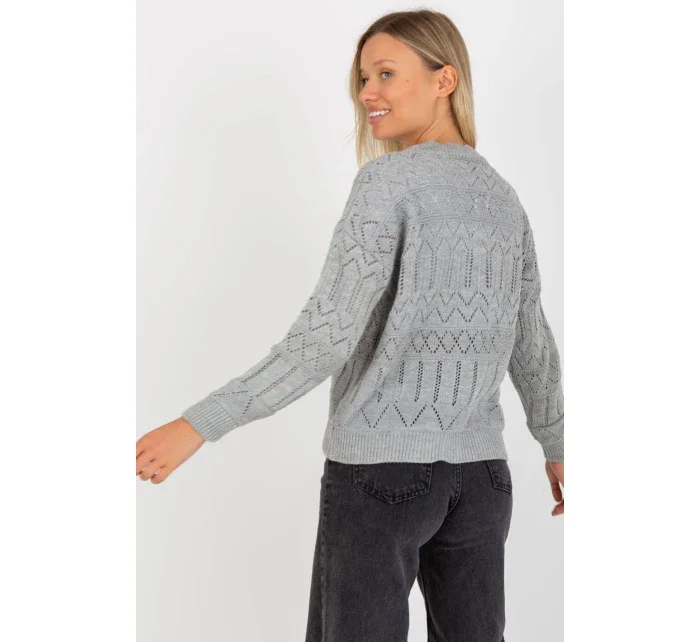 Svetr na zapínání model 175416 Rue Paris Svetr na zapínání model 175416 Rue Paris