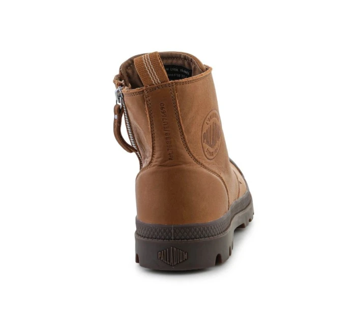 Pampa Zip Lth Ess U Brown boty model 20574559 - Palladium Pampa Zip Lth Ess U Brown boty model 20574559 - Palladium