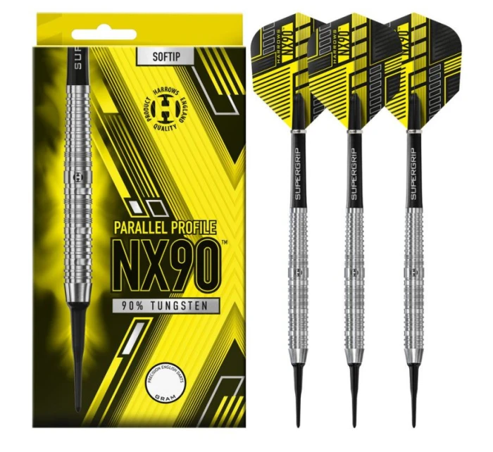 Šipky Harrows NX-90 Parallel 90% steeltip Šipky Harrows NX-90 Parallel 90% steeltip