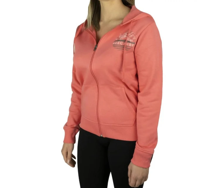 Skechers Mikina s kapucí WJA267-CRL Pink XS Skechers Mikina s kapucí WJA267-CRL Pink XS