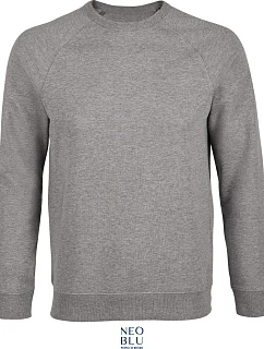 Nelson Men Pánská raglánová mikina model 22500470 grey melange - NEOBLU