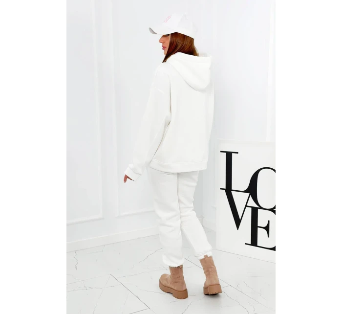 Izolovaná bavlněná souprava, mikina + kalhotami Brooklyn ecru Izolovaná bavlněná souprava, mikina + kalhotami Brooklyn ecru