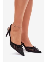 Krajkové Lodičky S  Černé model 21698809 - Boto