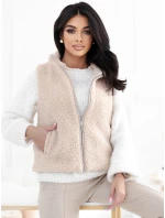 Kamizelka CS KZ model 21937097 jasny beżowy - FPrice Kamizelka CS KZ model 21937097 jasny beżowy - FPrice