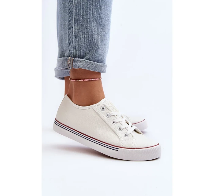 Dámské eko kožené tenisky bílé Lirean Dámské eko kožené tenisky bílé Lirean