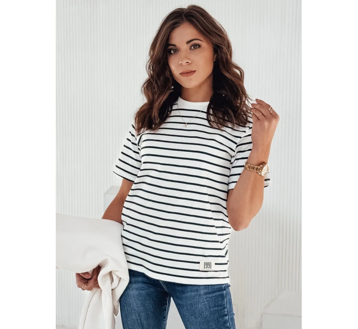 Dámské pruhované tričko RILANT navy blue FashionStreet RY2564