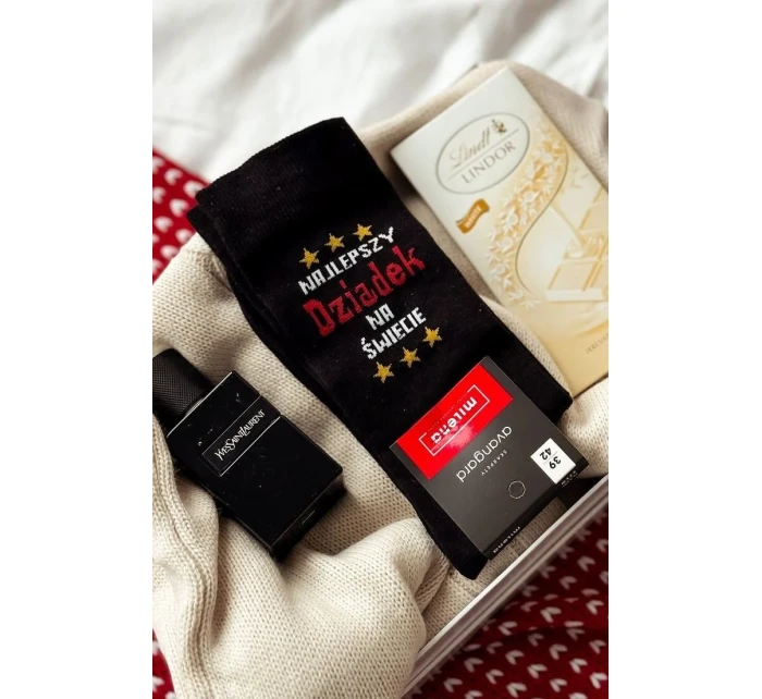 Milena Avangard 0125-102 Nejlepší dědeček ponožky 39-46 Milena Avangard 0125-102 Nejlepší dědeček ponožky 39-46