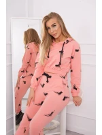 Sada s potiskem pistole meruňková Sada s potiskem pistole meruňková