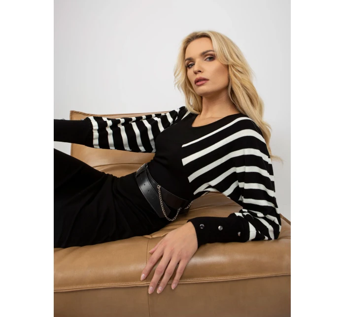 Dámské šaty TW SK BE 1540 černobílé