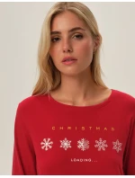 Dámské pyžamo Červená model 20468954 - HENDERSON LADIES Dámské pyžamo Červená model 20468954 - HENDERSON LADIES